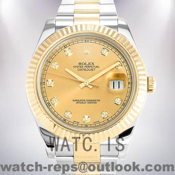 Rolex Datejust 116333-72213G Men's 36mm Bracelet Gold-tone Watch