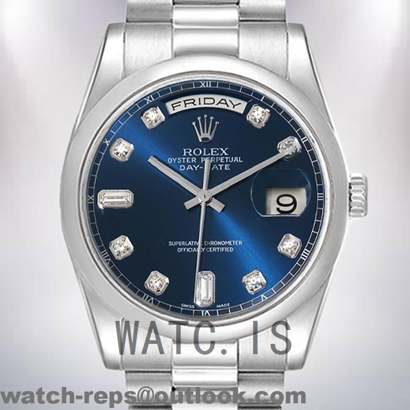 Rolex Day-Date 118206 36mm Men’s President Bracelet Cherry Dial Watch 3
