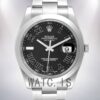 Rolex Datejust 116300BKRO Men's 41mm Oyster Bracelet Watch