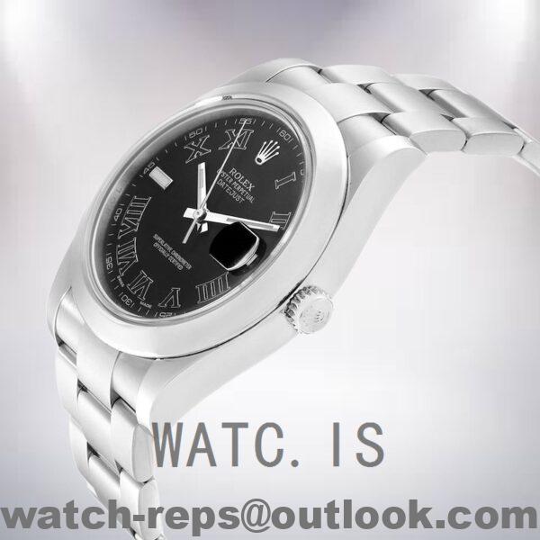 Rolex Datejust 116300BKRO Men's 41mm Oyster Bracelet Watch - Image 3