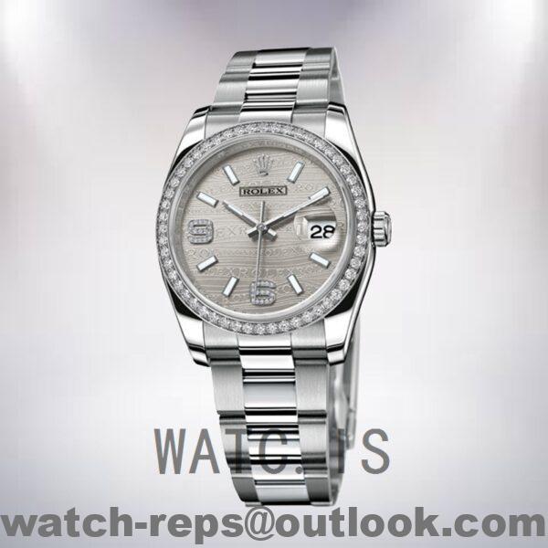 Rolex Datejust Men’s 36mm 116244-72600 Oyster Bracelet Silver-tone Watch 5