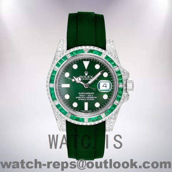 Rolex Submariner Men's 40mm 116610 Rubber Band Watch - Image 2