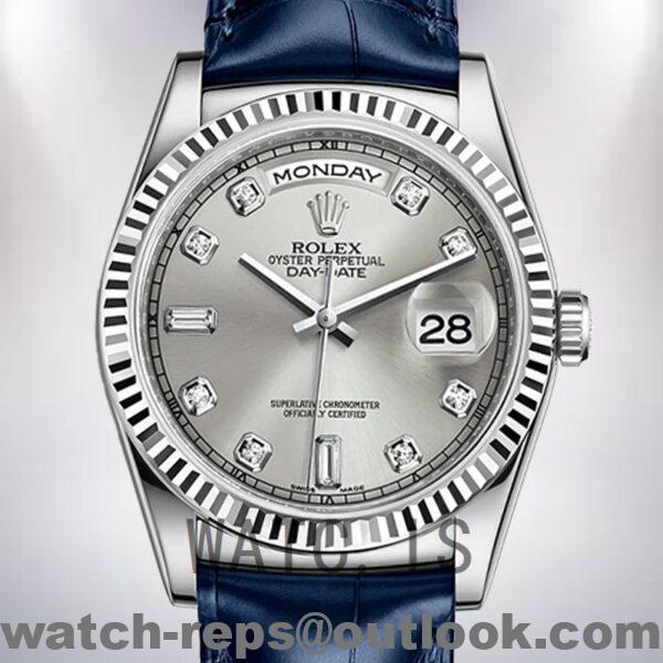 Rolex Day-Date Men’s 36mm m118139-0081 Grey Dial Watch 4