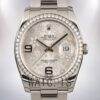 Rolex Datejust 116244SFAO 36mm Men's Silver Floral Dial Watch