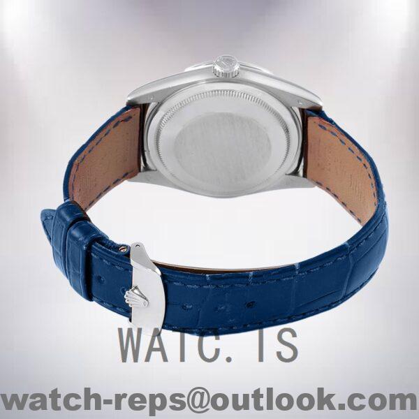Rolex Day-Date Men's 36mm m118139-0060 Leather Strap Watch - Image 4