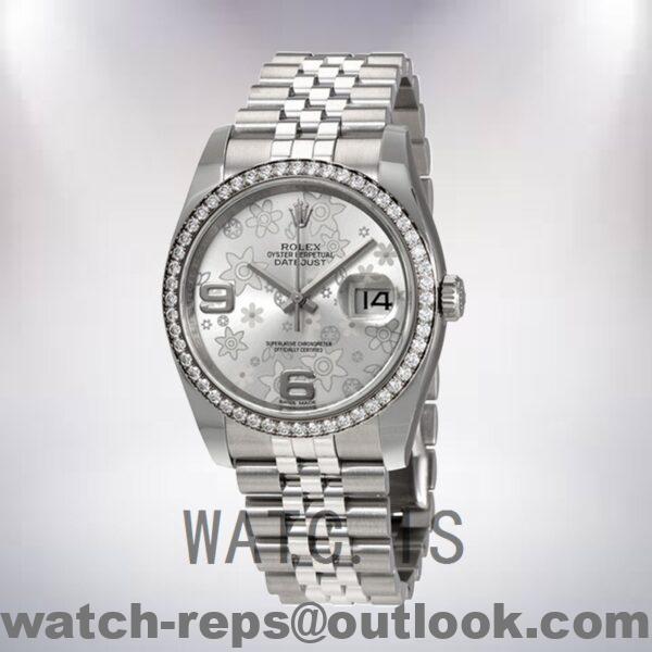 Rolex Datejust Men's 36mm 116244SFAJ Bracelet Watch - Image 2