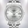 Rolex Datejust Unisex 116244 36mm Silver-tone Silver Dial Watch