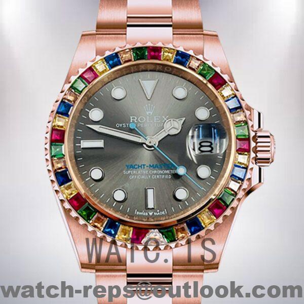 Rolex Yacht-Master Men's 40mm 116695 Rose Gold-tone Watch