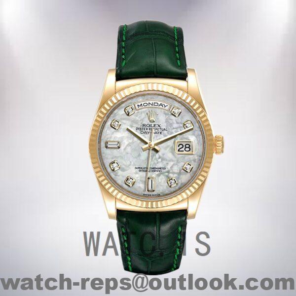 Rolex Day-Date 36mm m118138-0143 Men's Mother of Pearl Dial Watch - Image 2