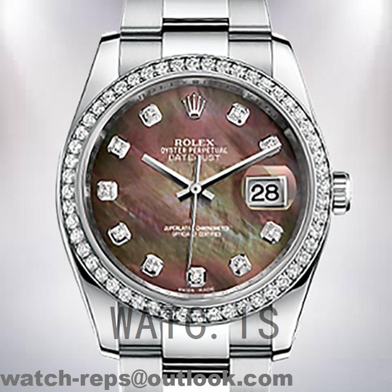 Rolex Datejust Men’s 116244MDJ 36mm Automatic Mother of Pearl Watch 3