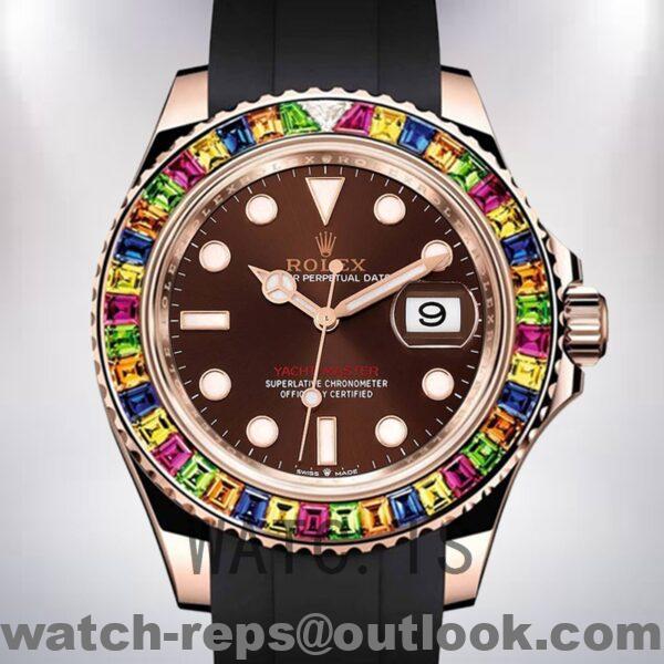 Rolex Yacht-Master 40mm Men's 116695 Rose Gold-tone Watch
