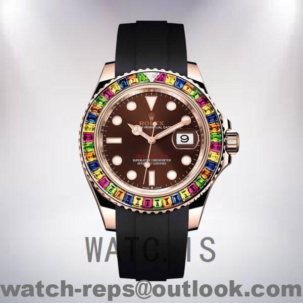 Rolex Yacht-Master 40mm Men's 116695 Rose Gold-tone Watch - Image 2