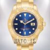 Rolex Yacht-master 16628BLSO 40mm Men's Gold-tone Automatic Watch