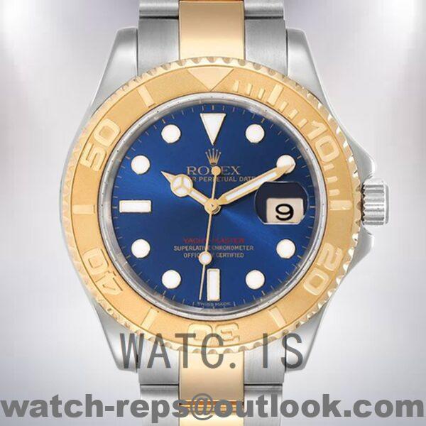 Rolex Yacht-master 40mm Men's 16623BLSO Silver-tone Watch