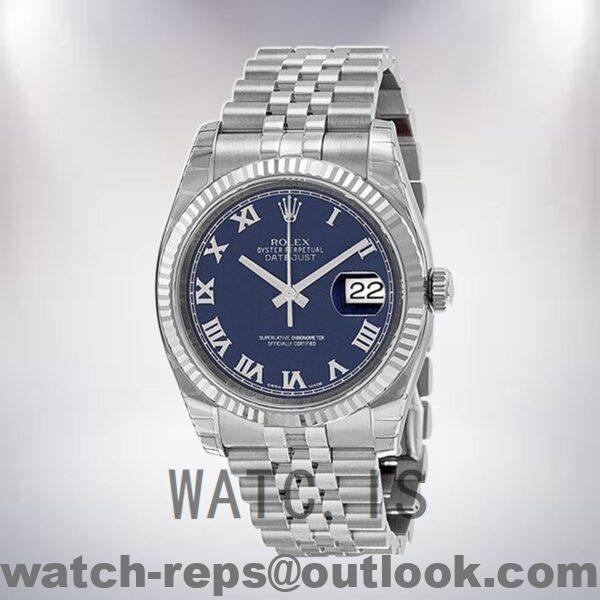 Rolex Datejust 116234BLRJ 36mm Men's Jubilee Bracelet Watch - Image 2