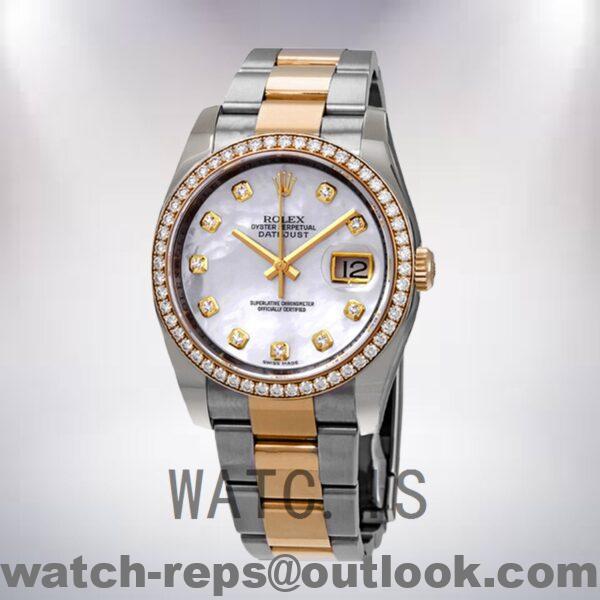 Rolex Datejust 36mm Men's 116243MDO Mother of Pearl Automatic Watch - Image 2