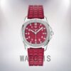 Patek Philippe Aquanaut 32mm Ladies 5067A-027 Red Dial Watch - Image 2