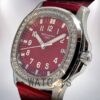Patek Philippe Aquanaut 32mm Ladies 5067A-027 Red Dial Watch - Image 3