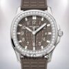 Patek Philippe Aquanaut 32mm Ladies 5067A-023 Rubber Band Brown Dial Watch
