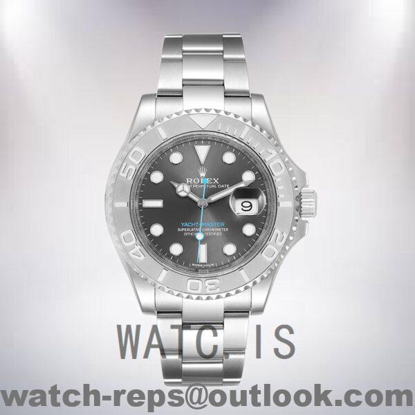 Rolex Yacht-master Men's 40mm 116622GYSO Oyster Bracelet Silver-tone Watch - Image 2