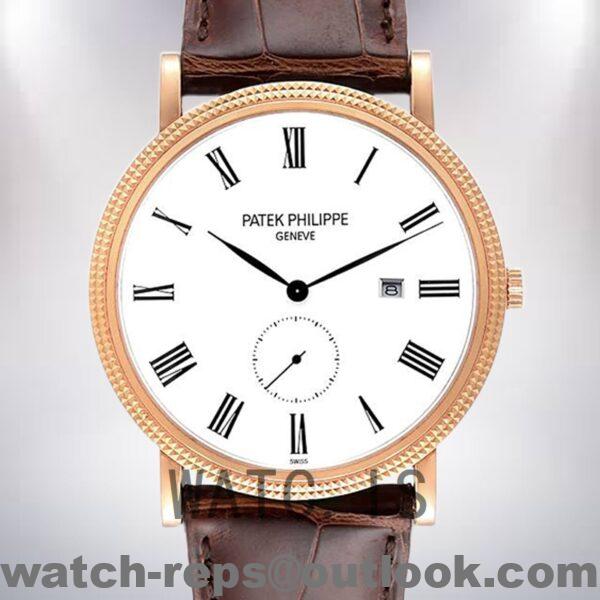 Patek Philippe Calatrava 5119R-001 Men's 40mm Rose Gold-tone Watch
