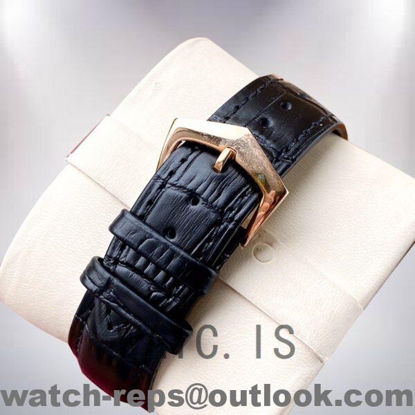 Patek Philippe Calatrava 3919J-1 Men's 40mm Leather Strap Watch - Image 3