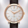 Patek Philippe Calatrava Men's 43mm 5123R-001 Rose Gold-tone White Dial Watch
