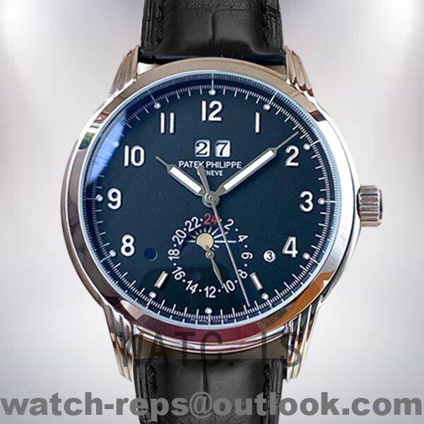 Patek Philippe Grand Complications 40mm Men’s GrandBKAL020 Black Dial Silver-tone Watch 4