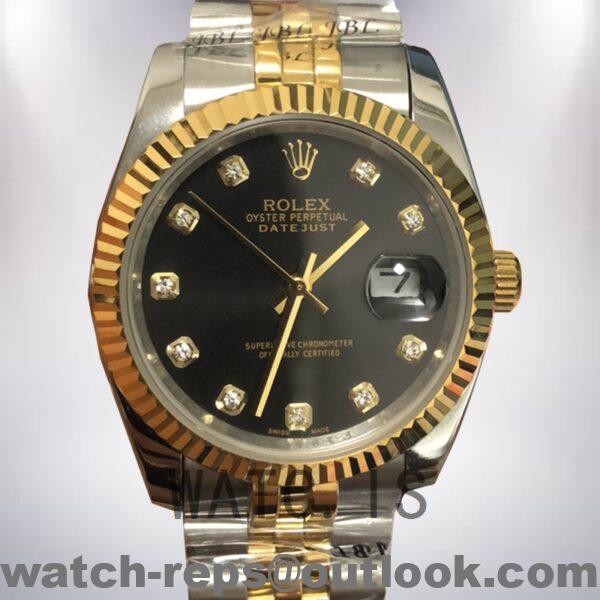 Rolex Datejust Men's 116233BKDJ 36mm Automatic Silver-tone Watch - Image 5
