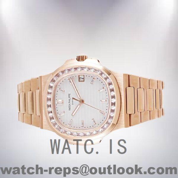 Patek Philippe Nautilus 5711 40mm Men White Dial Watch - Image 3