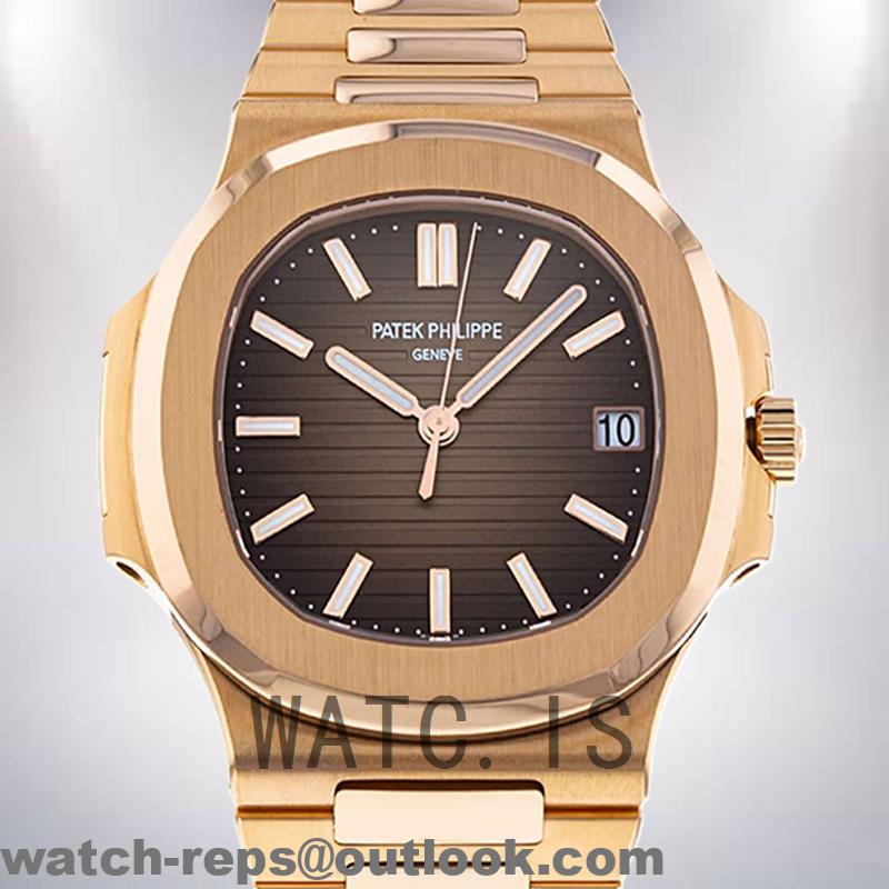 Patek Philippe Nautilus Men’s 40mm 5711J-001 Rose Gold-tone Automatic Watch 2