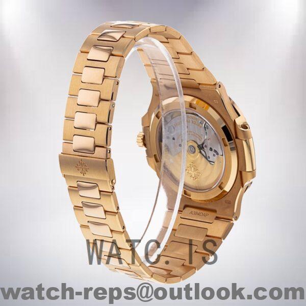 Patek Philippe Nautilus Men 40mm 5711R-001 Rose Gold-tone Automatic Watch - Image 4