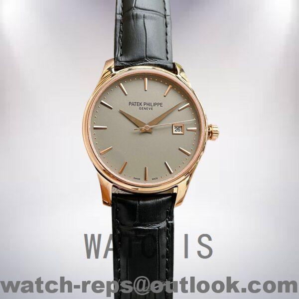 Patek Philippe Calatrava Men's 40mm 5227J-001-2 Leather Strap Watch - Image 2