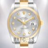 Rolex Datejust 116203SDO Men's 36mm Oyster Bracelet Silver Dial Watch