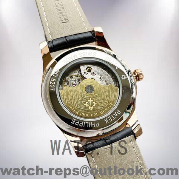 Patek Philippe Calatrava Men's 40mm 5227J-001-2 Leather Strap Watch - Image 3