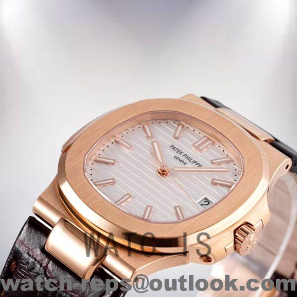 Patek Philippe Nautilus Men’s 40mm 5711J-001 Rose Gold-tone Automatic Watch 7