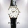 Patek Philippe Calatrava 5227G-001 Men's 40mm Silver-tone Leather Strap Watch - Image 2