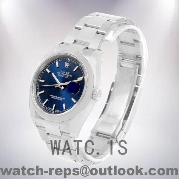 Rolex Datejust 36mm 116200BLSO Men’s Oyster Bracelet Blue Dial Watch 6