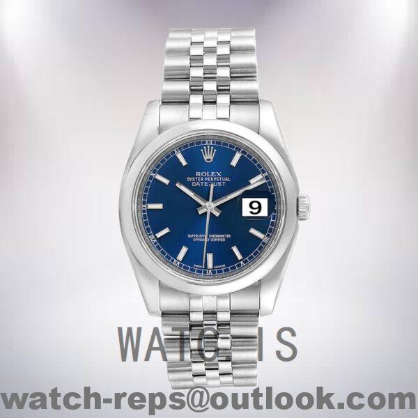 Rolex Datejust 116200BLSJ 36mm Men's Silver-tone Watch - Image 2