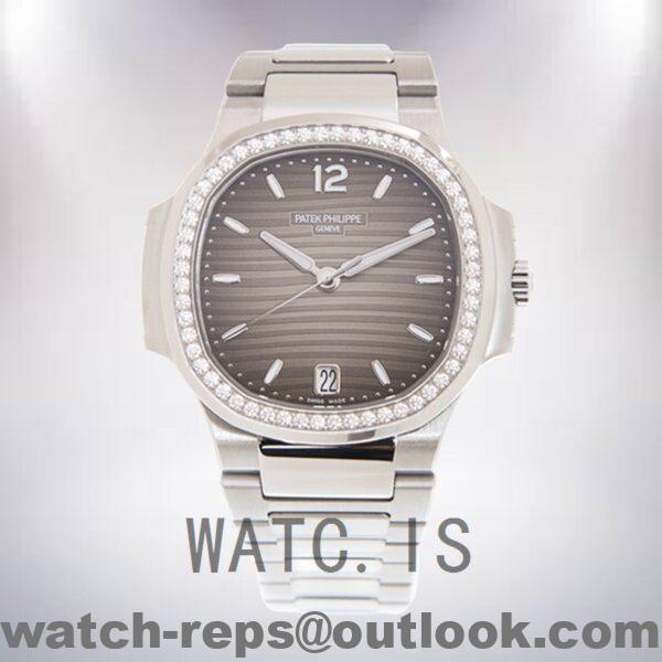 Patek Philippe Nautilus 32mm Ladies 7118/1200A-011 Gray Dial/Black Dial Watch - Image 2
