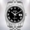 Rolex Datejust Men's 36mm 116200BKRJ Silver-tone Automatic Watch