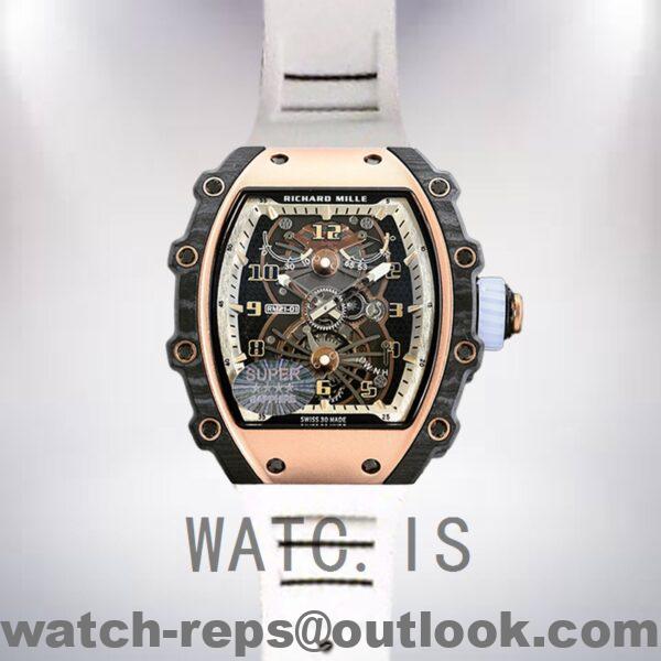Richard Mille RM21-01 RM21-01 Around 50*40mm Men Black Transparent Dial Watch - Image 2
