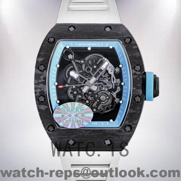 Richard Mille RM055 Around 50*40mm RM055 Men Transparent Dial Watch
