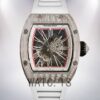 Richard Mille RM023 Around 50*40mm Men RM023 Rubber Band Transparent Dial Watch
