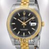 Rolex Datejust Men's 116203BKSJ 36mm Automatic Silver-tone Watch