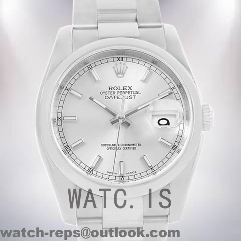 Rolex Datejust 116201-63601 Men’s 36mm Jubilee Bracelet Watch 3