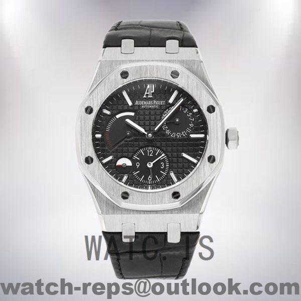 Audemars Piguet Royal Oak 41mm Men's 26120ST.OO.1220ST.03-L Leather Strap Automatic Watch - Image 2
