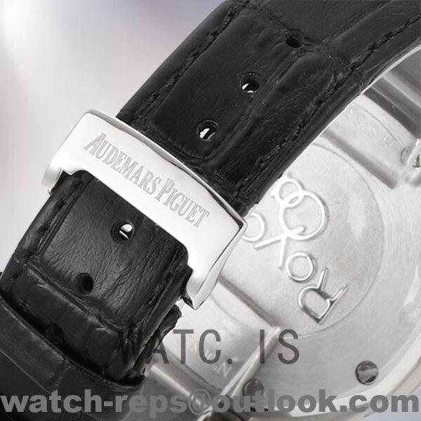 Audemars Piguet Royal Oak 41mm Men's 26120ST.OO.1220ST.03-L Leather Strap Automatic Watch - Image 3