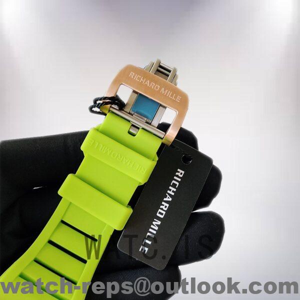 Richard Mille RM52-02 RM52-02-010 Men Around 43mm Horse Dial Rose Gold-tone/Silver-tone Watch - Image 3