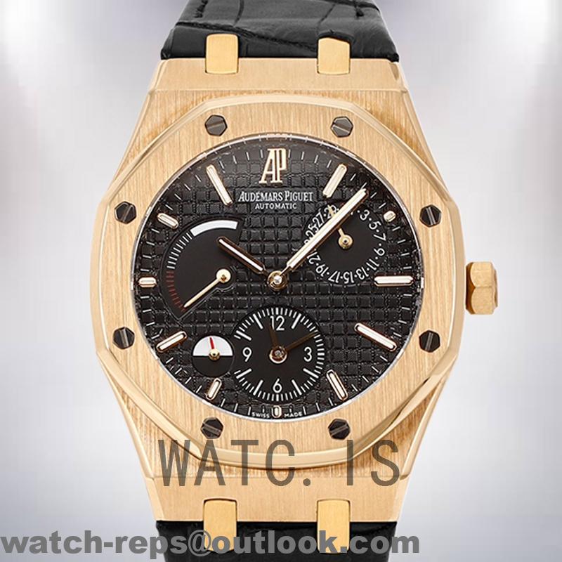 Audemars Piguet Royal Oak 41mm Men’s 26120OR.00.D002CR.01 Blue Dial Leather Strap Watch 2